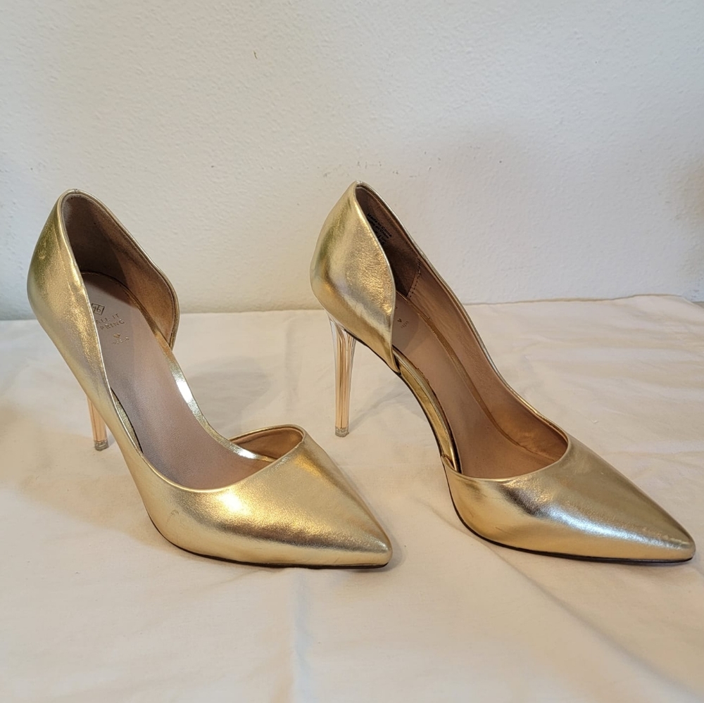 Call it spring rose gold heels